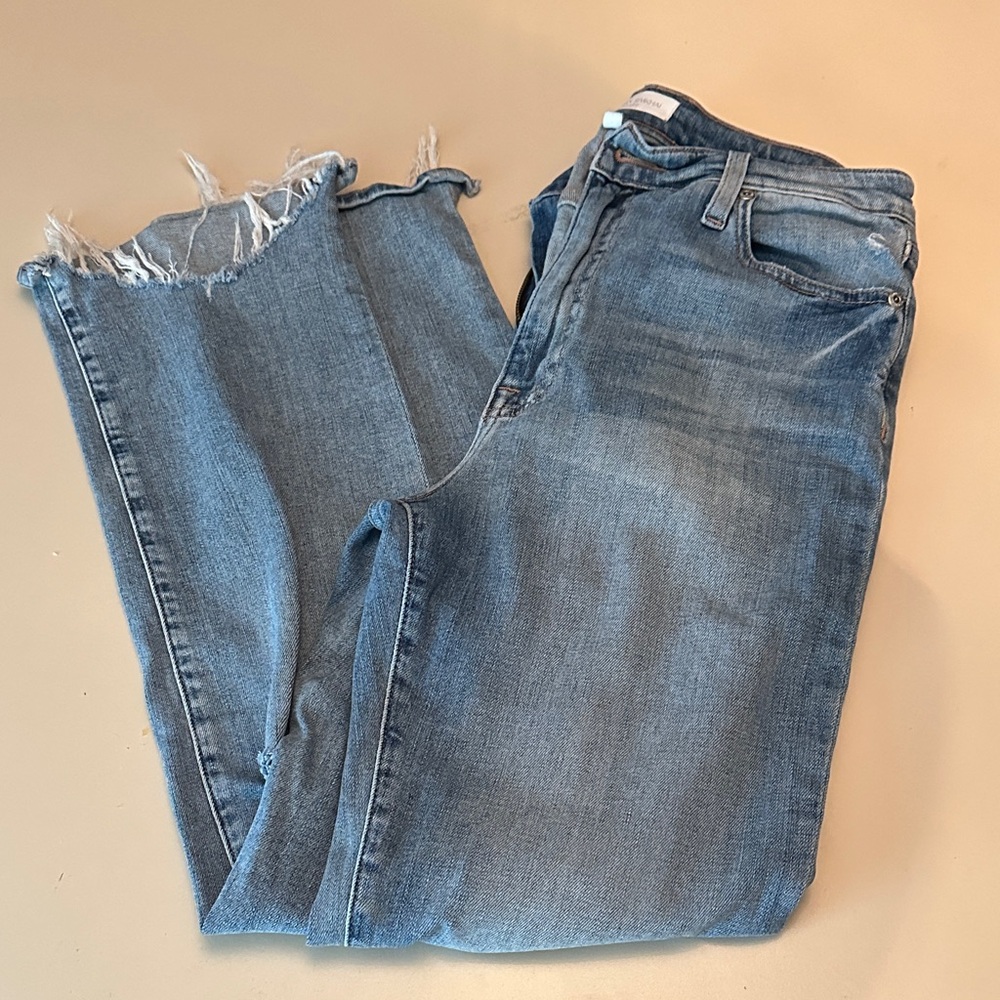 Jonathan Simkhai Light Blue Straight Leg Jeans